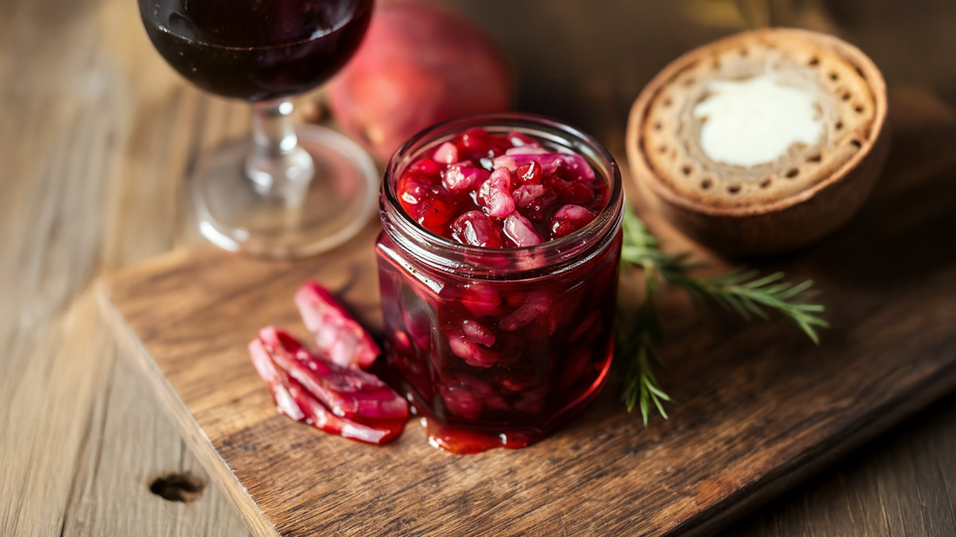 Aromatische Rotweinzwiebeln mit Balsamico