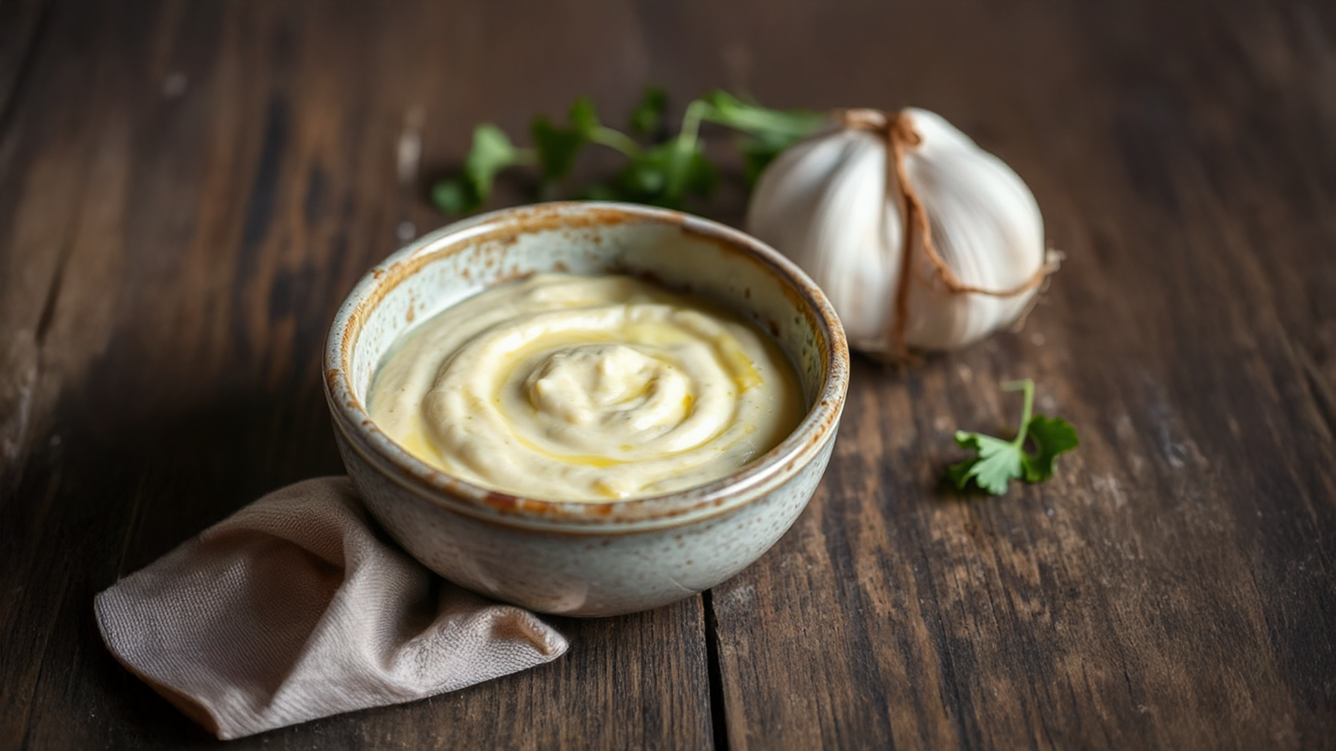Blitzschnell Knoblauch-Aioli Selbstgemacht