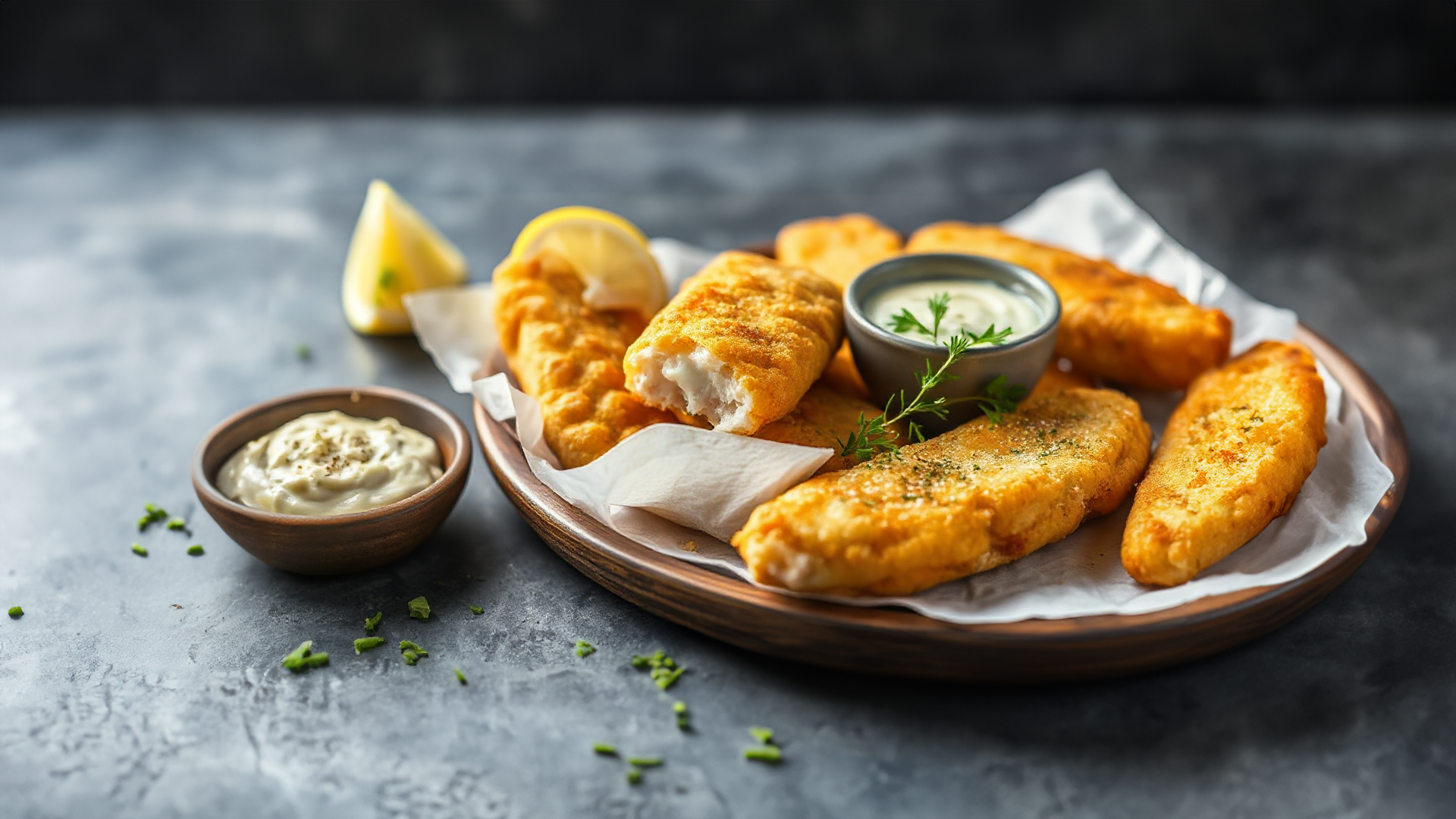 Fischstäbchen-Klassiker mit Zitronenschale