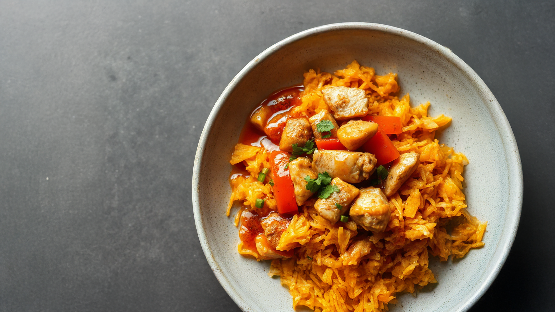 Herbstliche Kürbisnudeln mit Hähnchen und milder Chili-Note