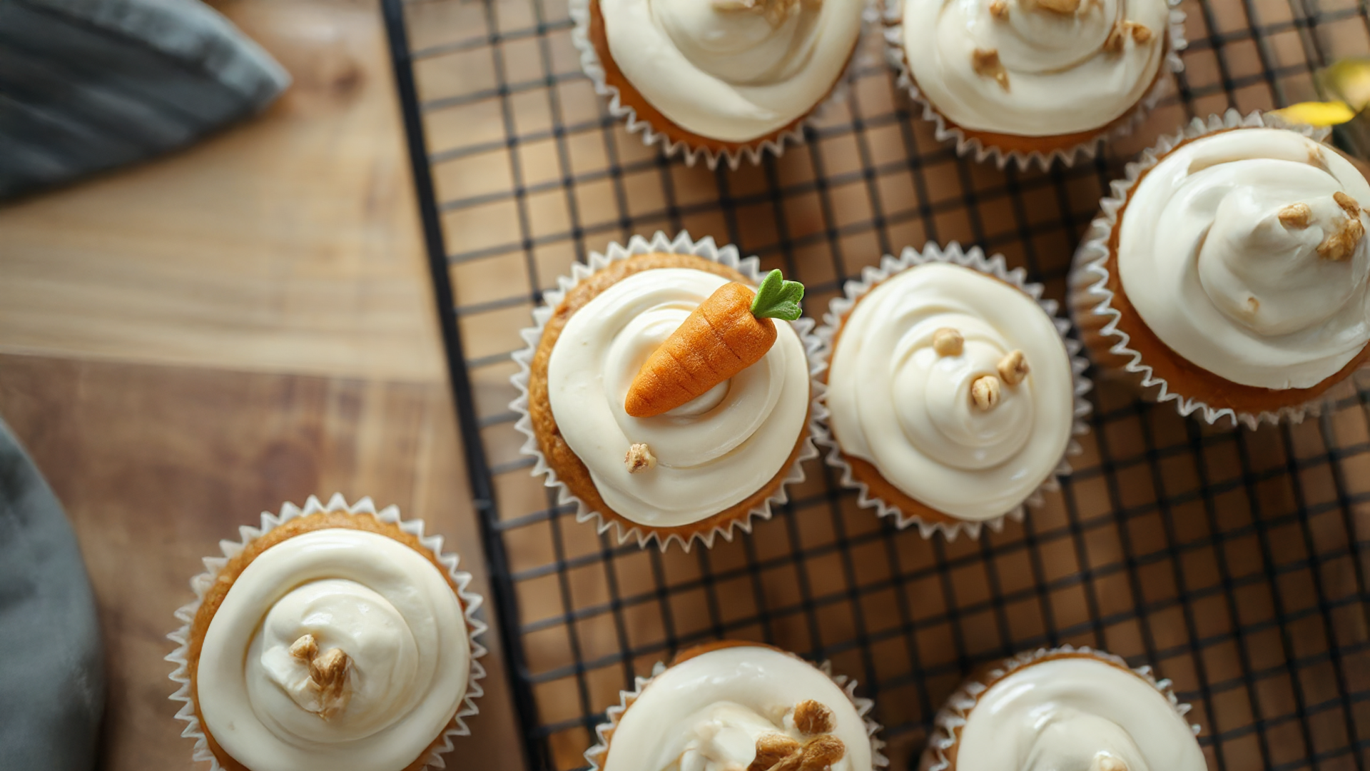 Karotten Muffins auf Rost