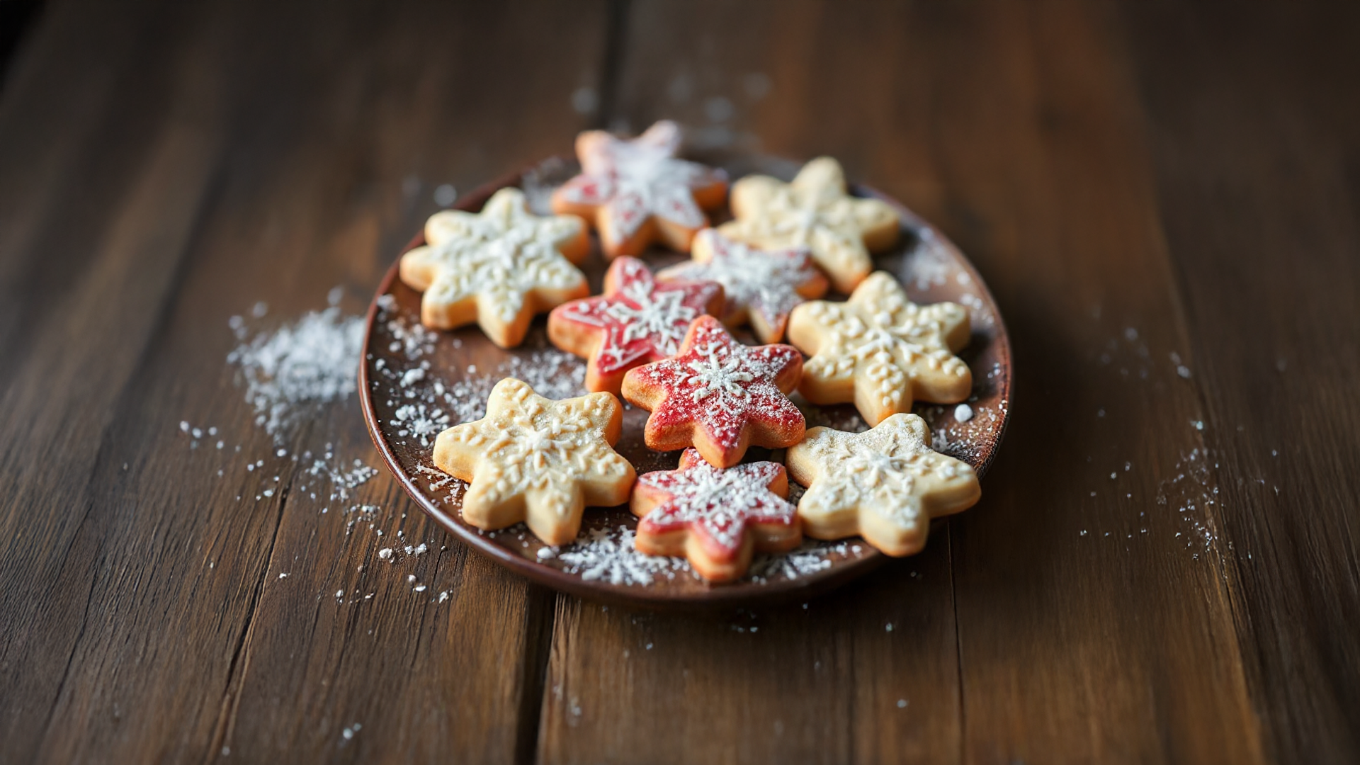 Klassische Butterplätzchen für die Weihnachtszeit