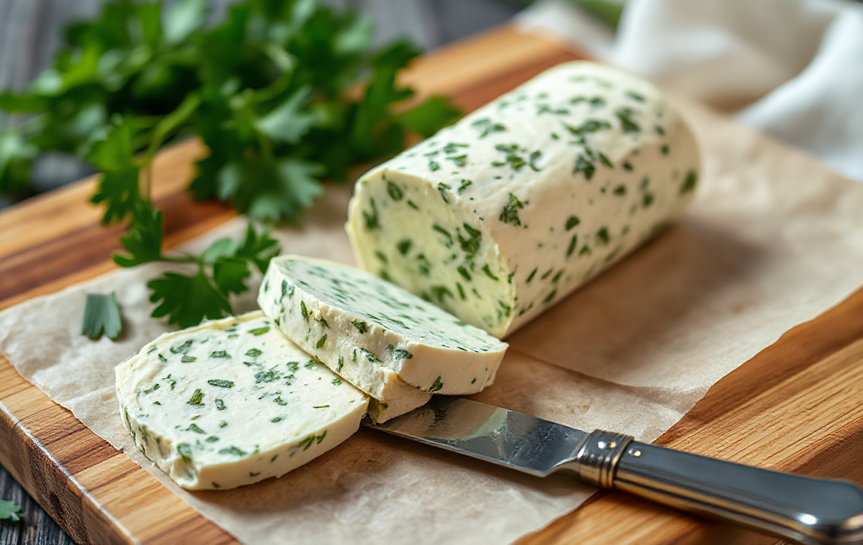 Kräuterbutter mit frischen Kräutern