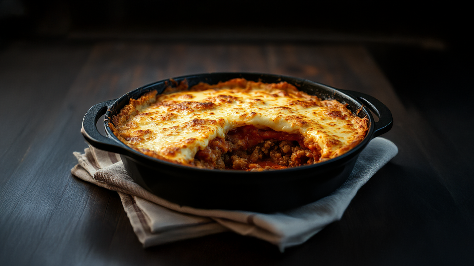 Moussaka – Griechischer Auberginen-Auflauf mit Hackfleisch und Béchamel