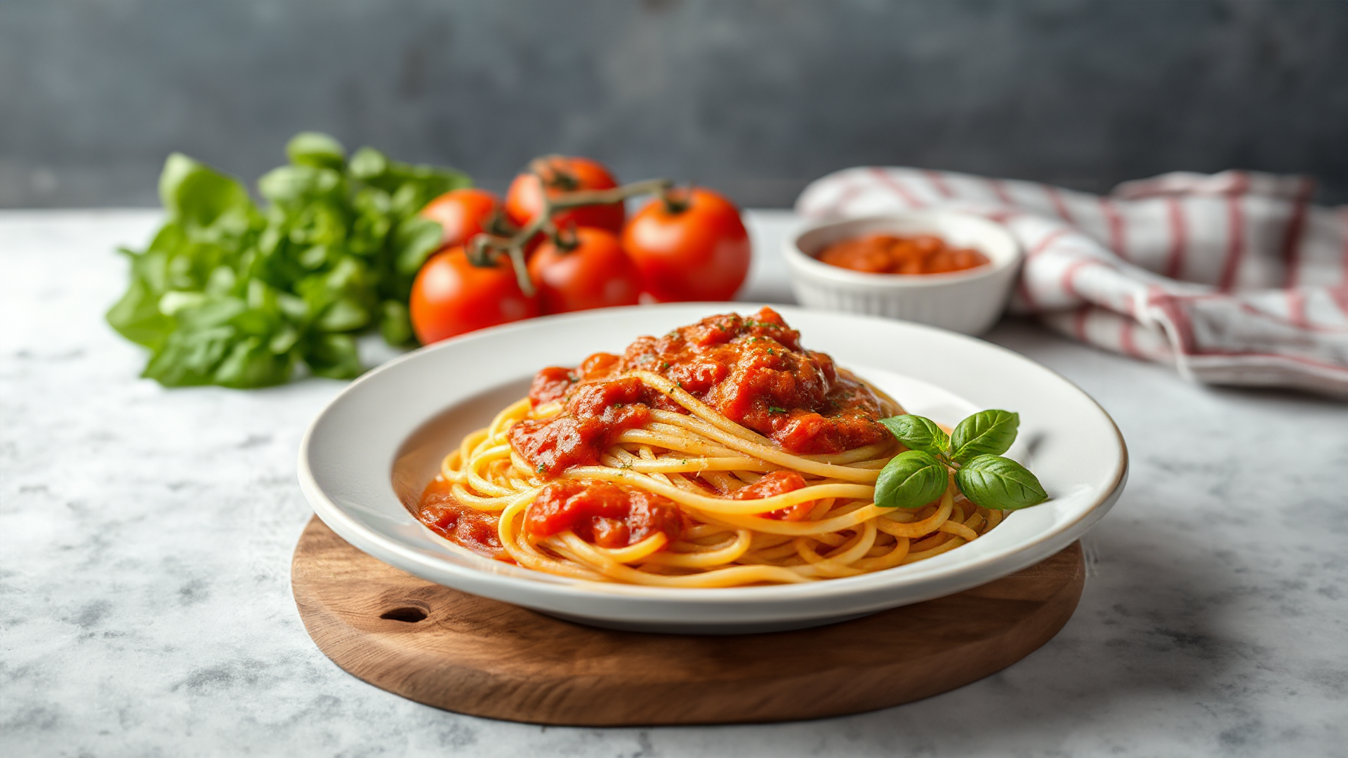 Nudeln mit Tomatensauce - Italienisches Wohlfühlgericht