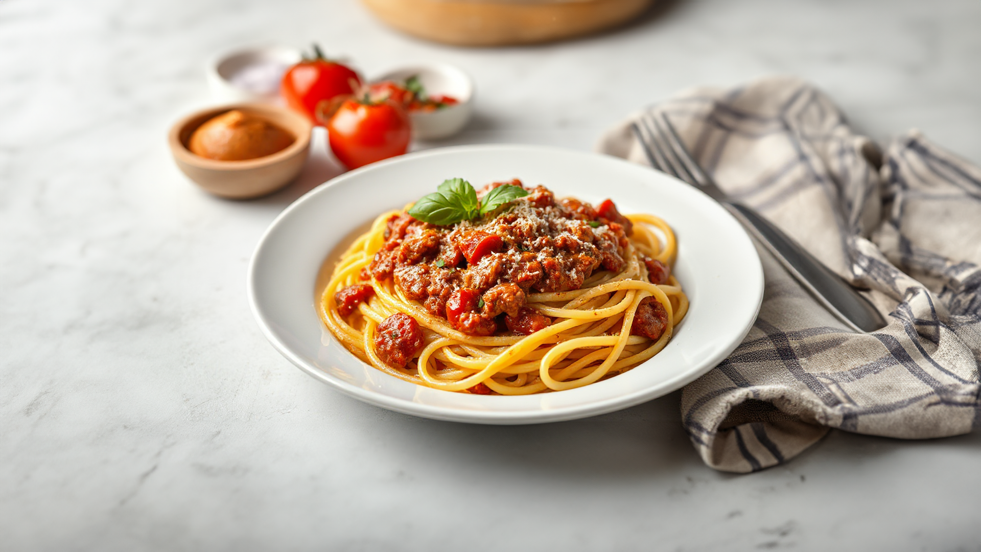 Spaghetti Bolognese - Italienisch Deftig