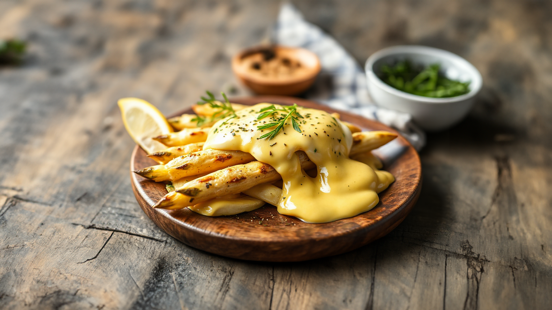 Spargelzauber mit Samtiger Hollandaise