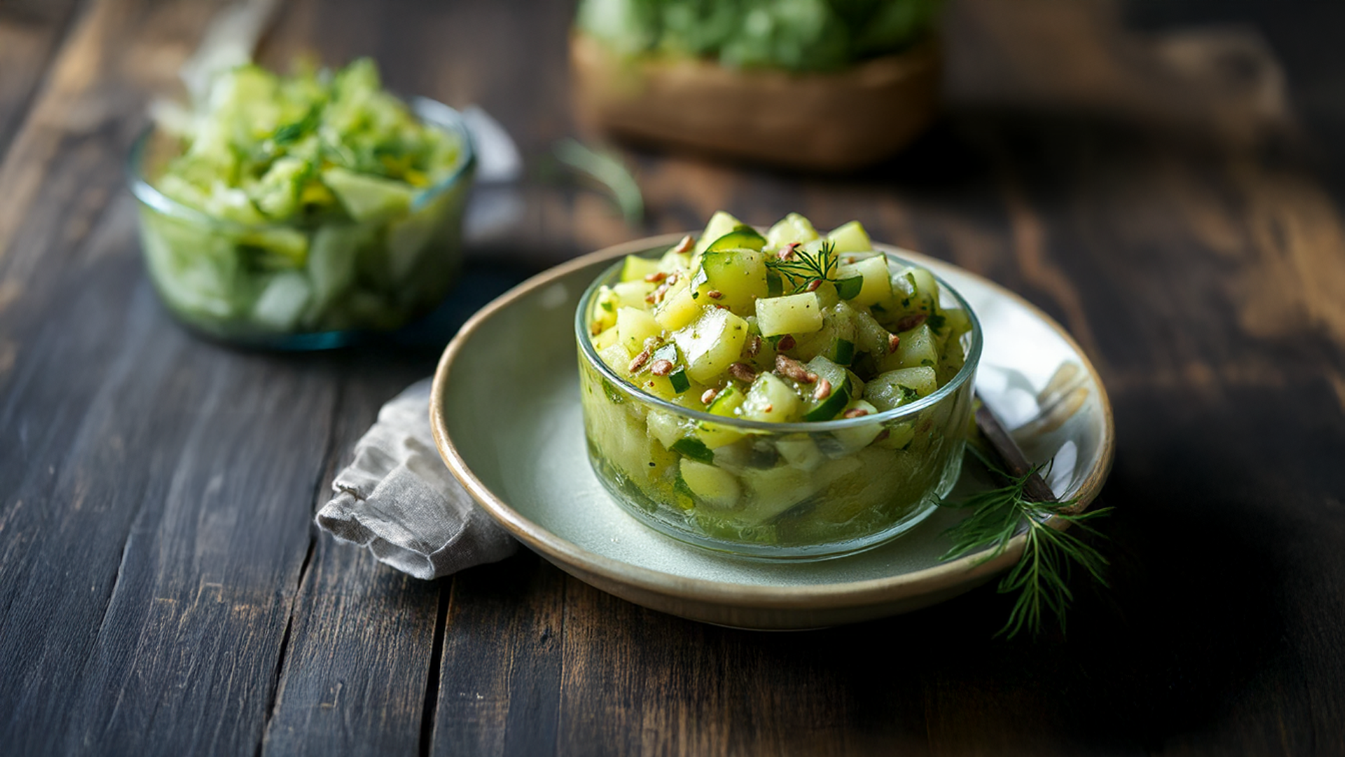 Süßes Gurken Relish mit Senfsaat