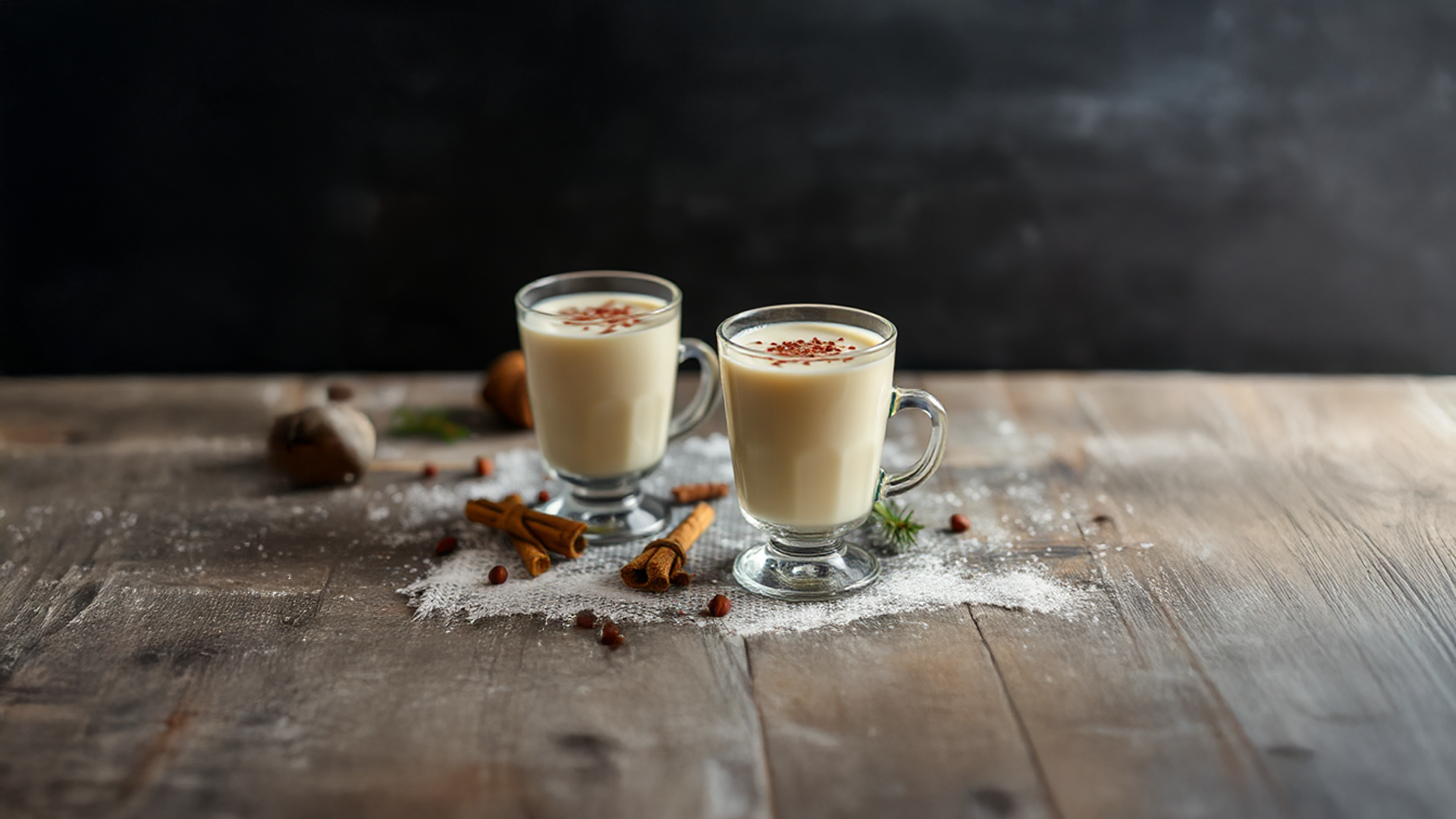 Winterlicher Eierpunsch