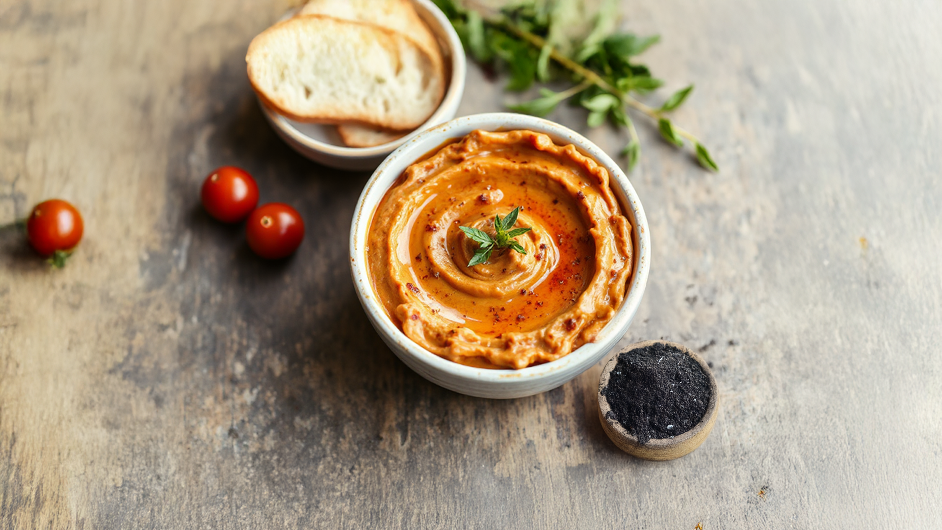 Würzige Tomaten-Knoblauchbutter