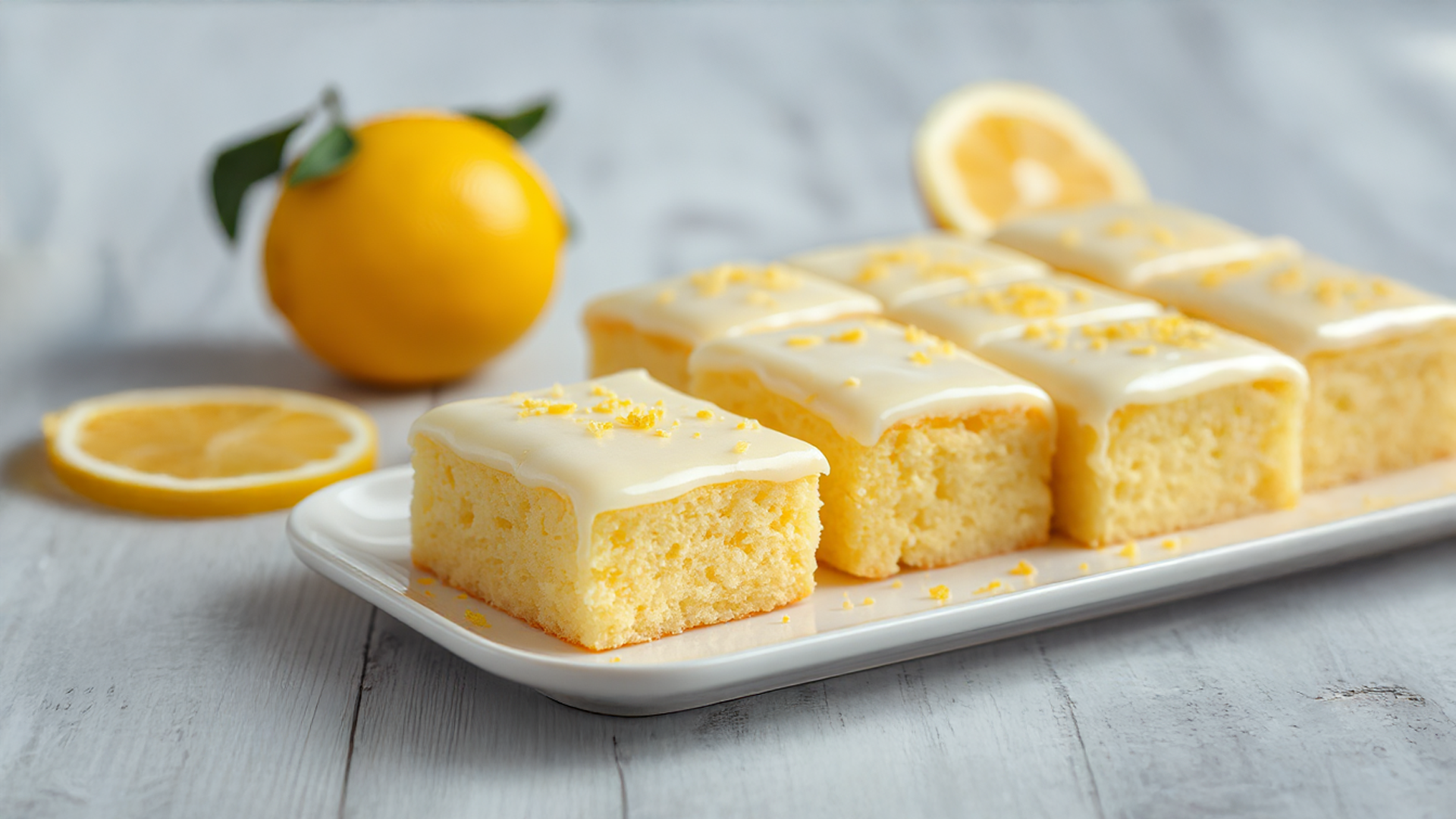 Zitronenkuchen vom Blech